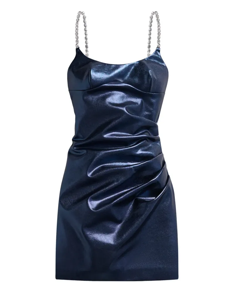 Area Minikleid mit Kristallträger - Blau Blau