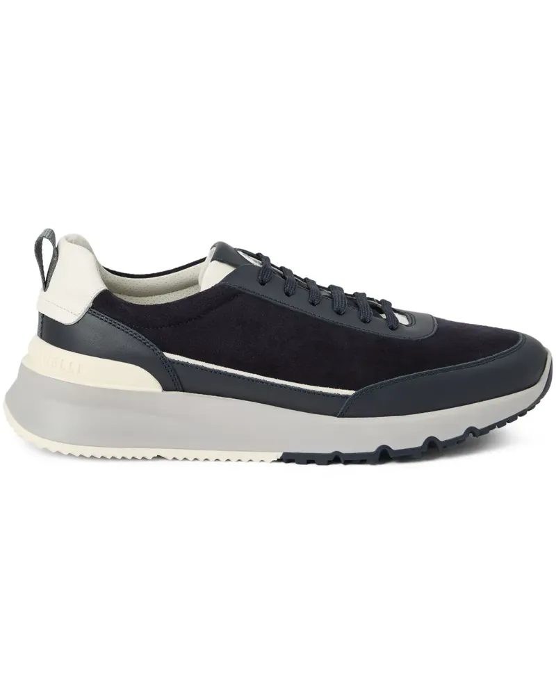 Brunello Cucinelli Sneakers mit Einsätzen - Schwarz Schwarz