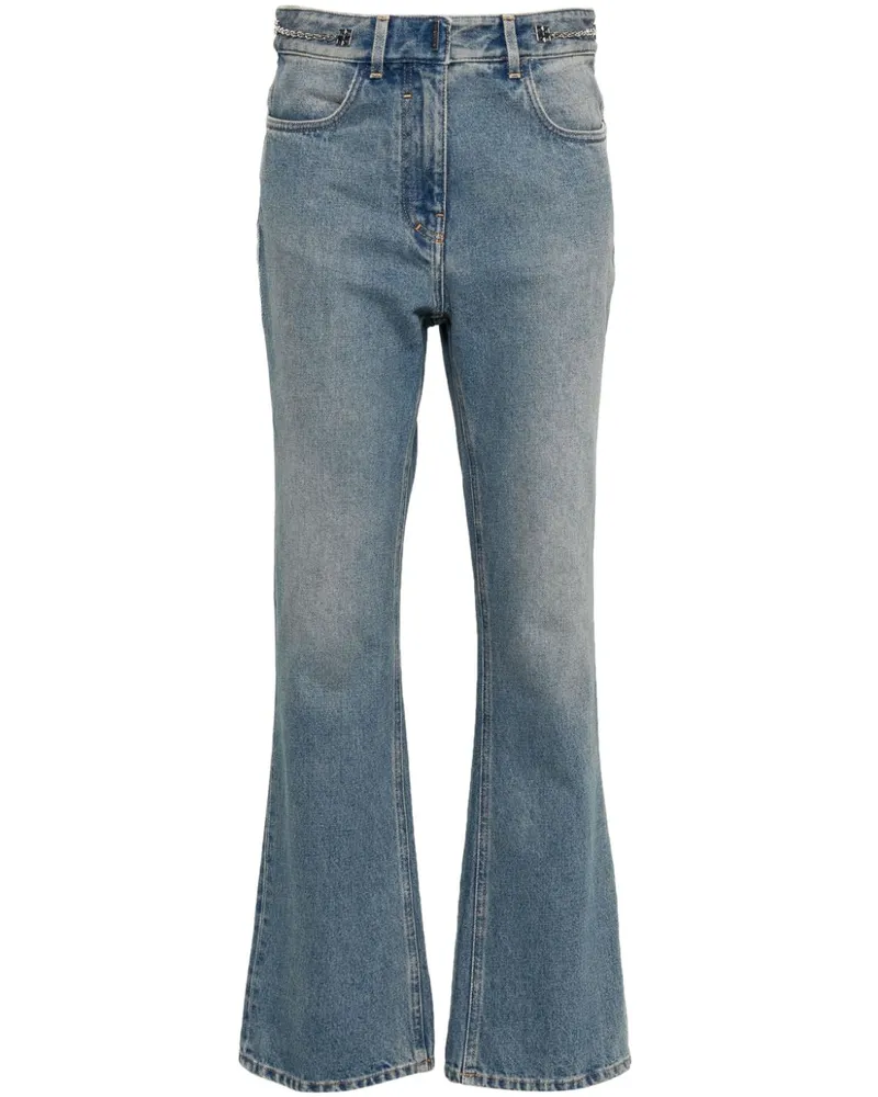 Givenchy Straight-Leg-Jeans mit 4G-Motiv - Blau Blau