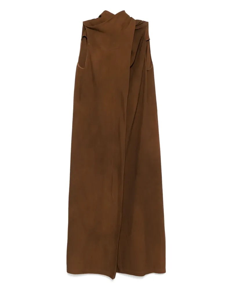 Uma Wang Amana Kleid - Braun Braun