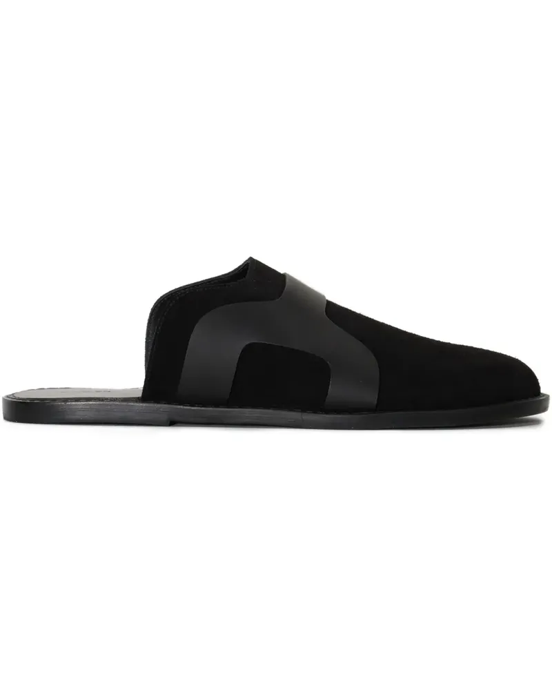 Osklen Slipper aus Wildleder - Schwarz Schwarz