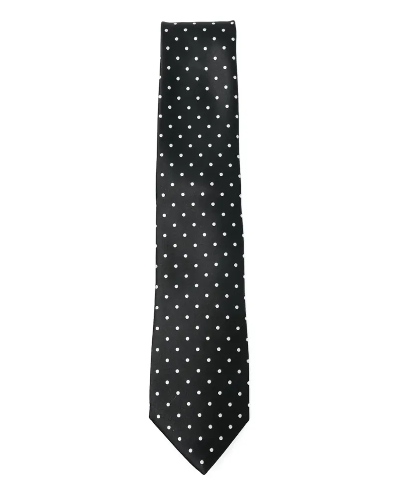 Tom Ford polka-dot silk tie - Schwarz Schwarz