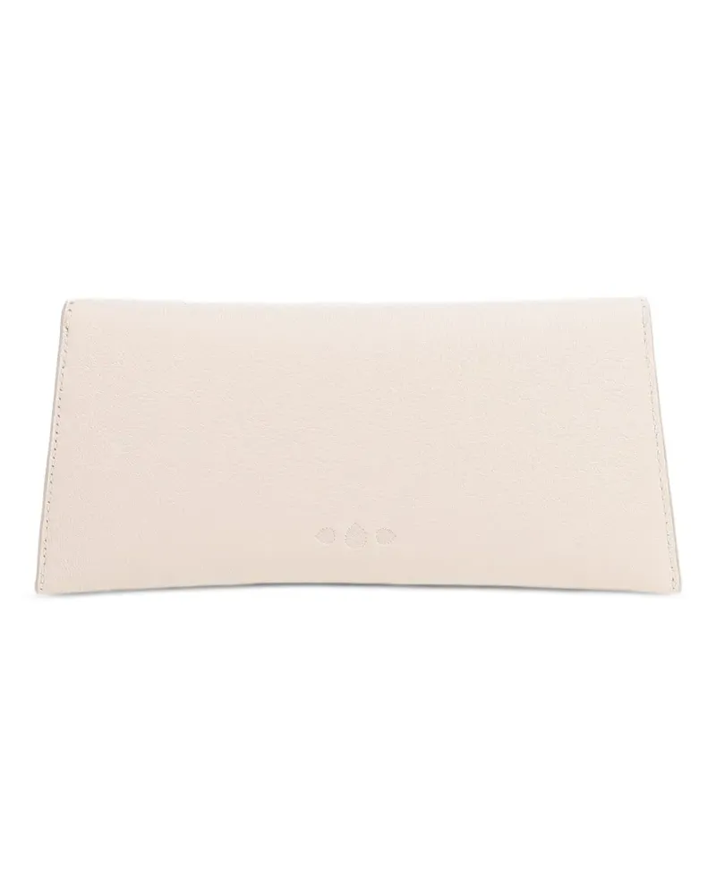 Tyler Ellis 28 Lee Lineage Clutch aus Leder - Nude Nude