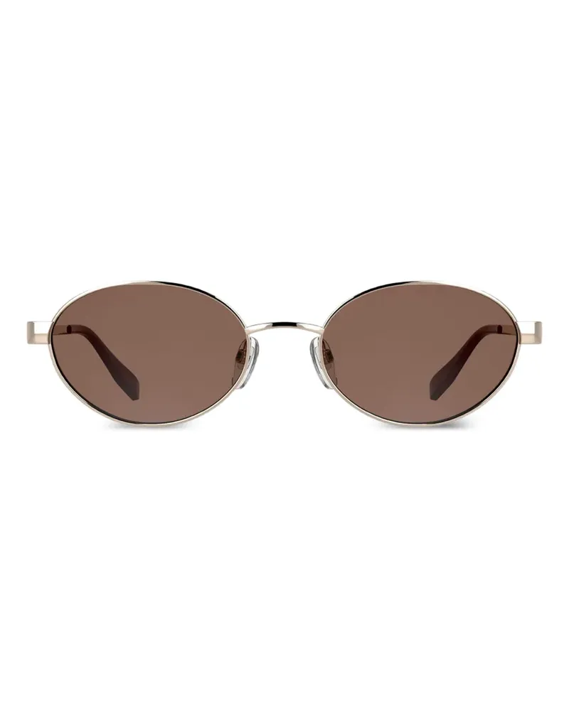 Karl Lagerfeld Sonnenbrille mit ovalem Gestell - Rosa Rosa
