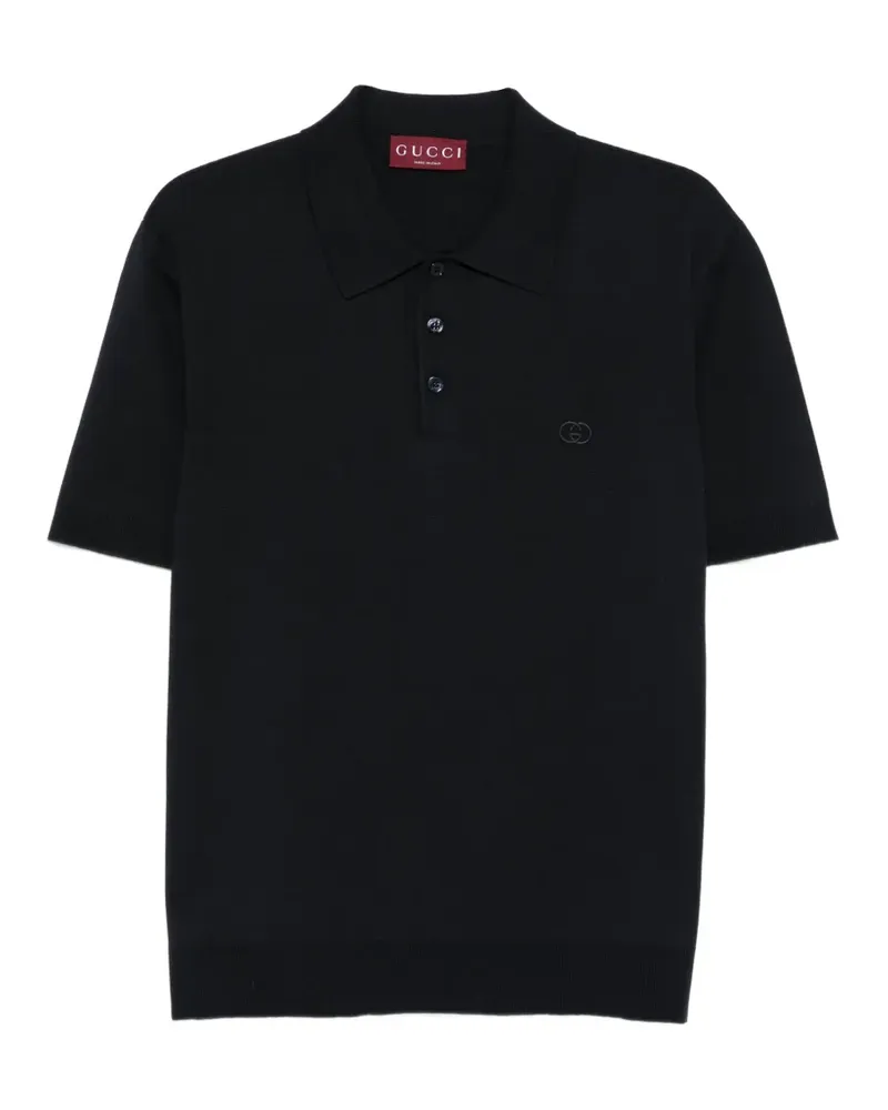 Gucci Poloshirt mit kurzen Ärmeln - Blau Blau