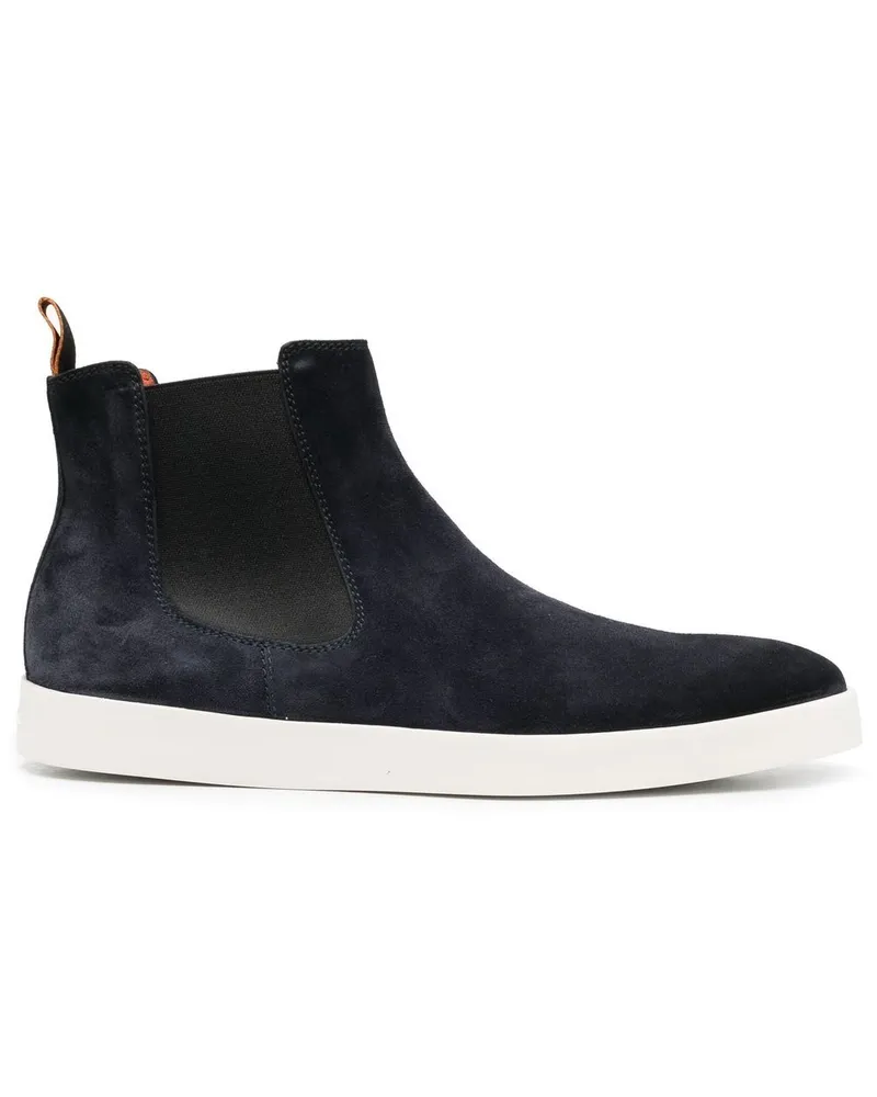 Santoni Klassische Chelsea-Boots - Blau Blau