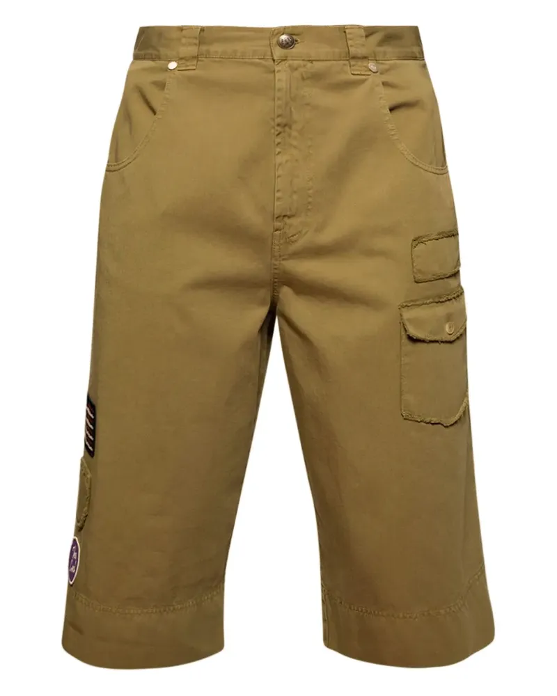 Palm Angels Shorts mit aufgesetzten Taschen - Grün Grün