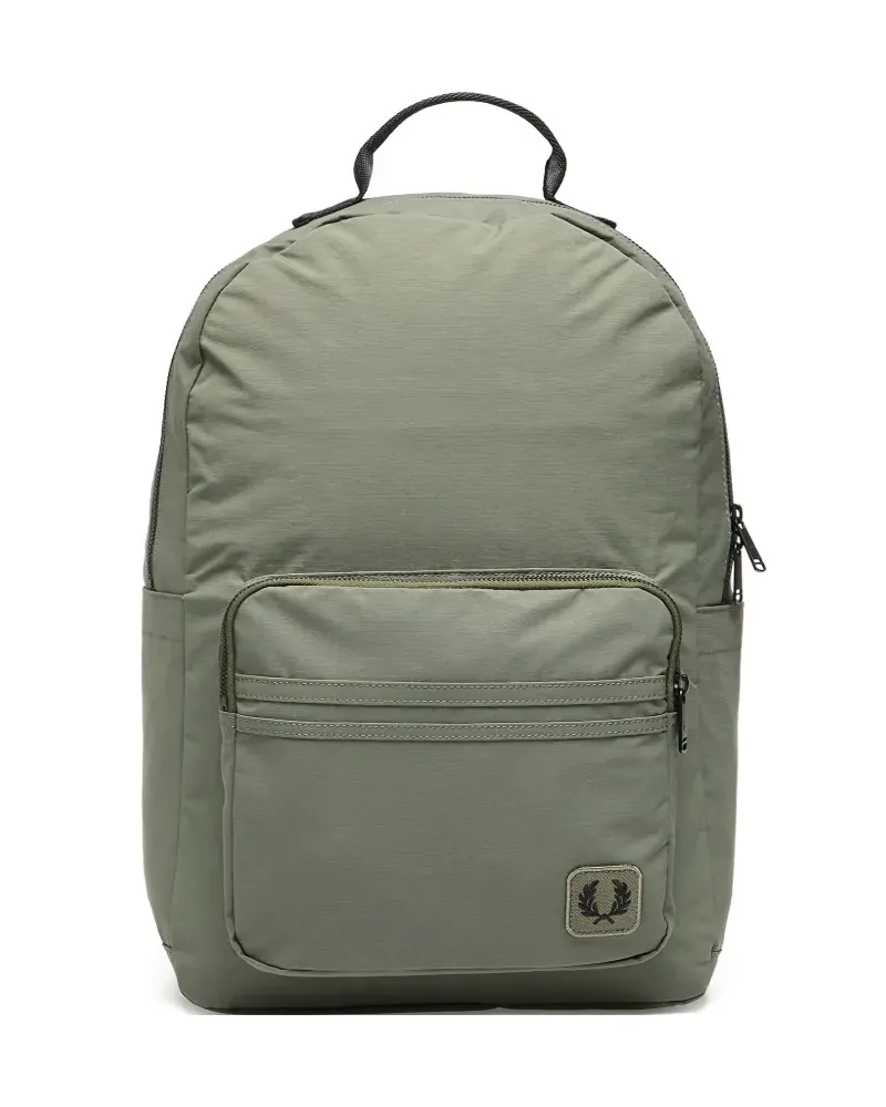 Fred Perry Rucksack mit Logo-Patch - Grün Grün
