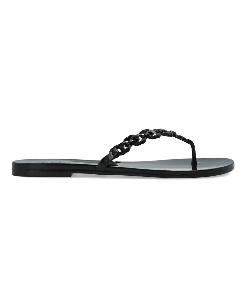 Tory Burch Gemini flip-flops - Schwarz Schwarz