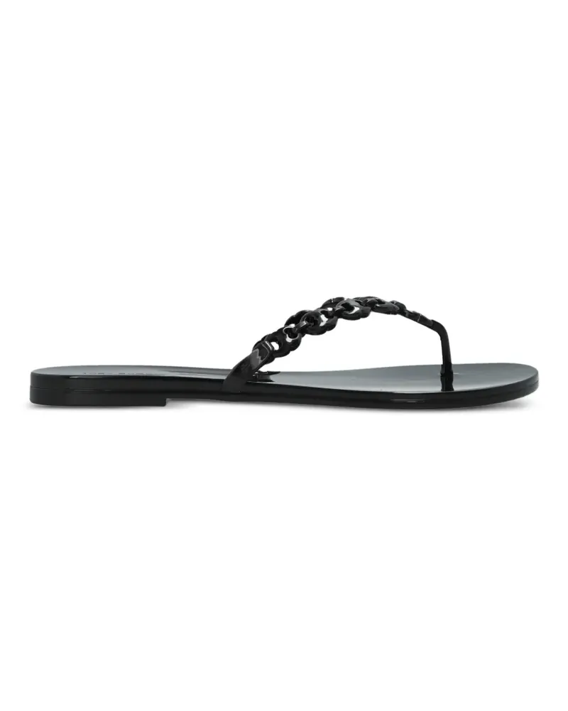 Tory Burch Gemini flip-flops - Schwarz Schwarz