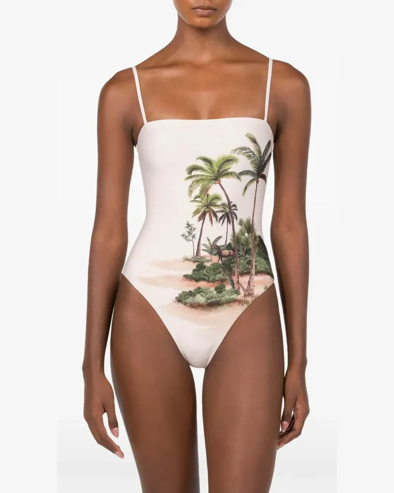 AGUA BENDITA Durazno Arena swimsuit - Weiß Weiß