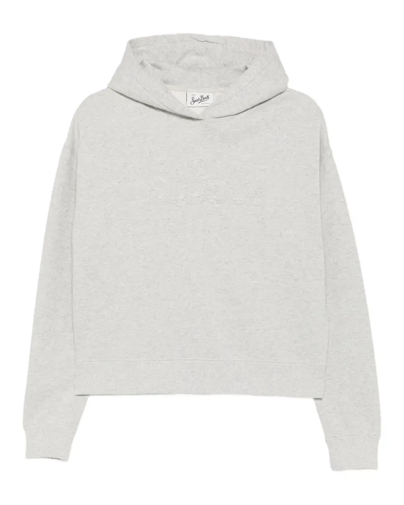 MC2 Saint Barth logo-embroidered hoodie - Grau Grau