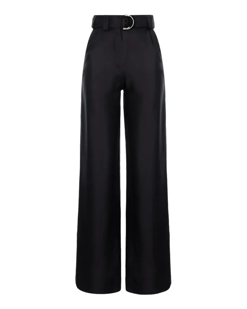 MANURÍ Joey belted trousers - Schwarz Schwarz