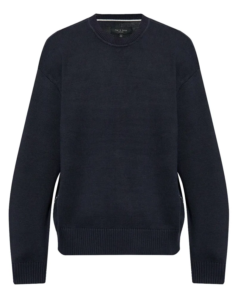 Rag & Bone Clarkson Pullover Blau