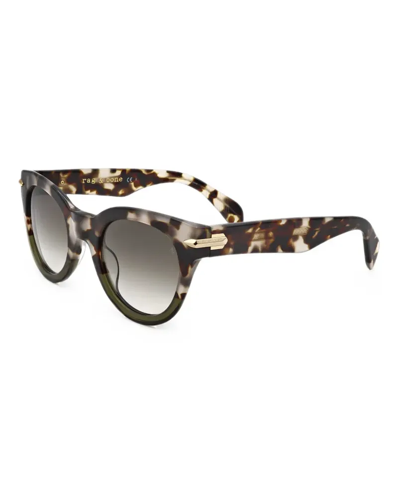 Rag & Bone Sonnenbrille in Schildpattoptik - Grau Grau