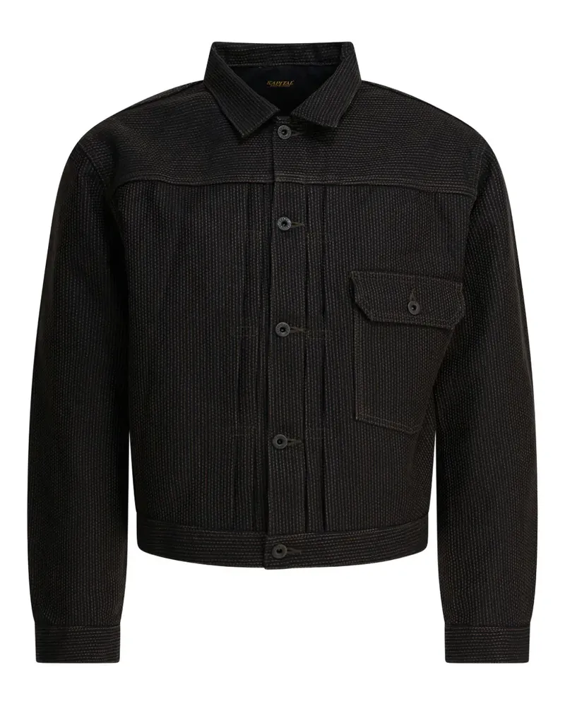 KAPITAL Jacke mit Knöpfen - Schwarz Schwarz