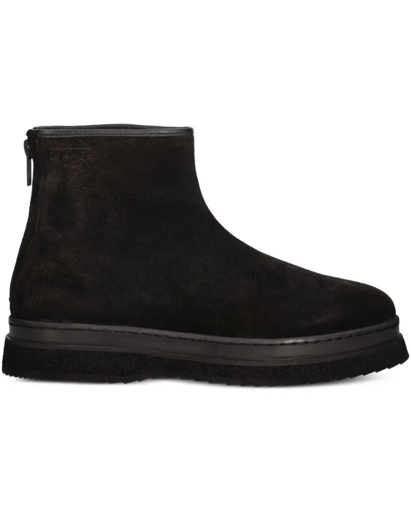 Gant zip suede boots - Braun Braun