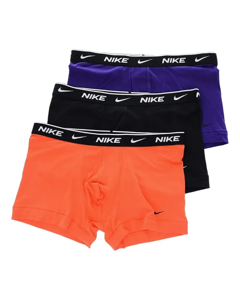 Nike logo-waistband boxers (set of three) - Orange Orange