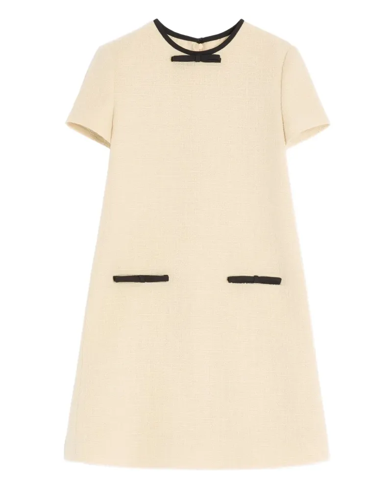 Valentino Garavani Kleid aus Tweed - Nude Nude