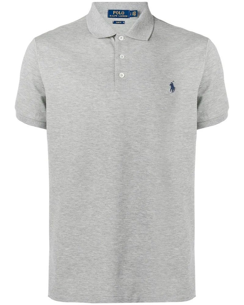 Ralph Lauren Poloshirt mit Logo - Grau Grau