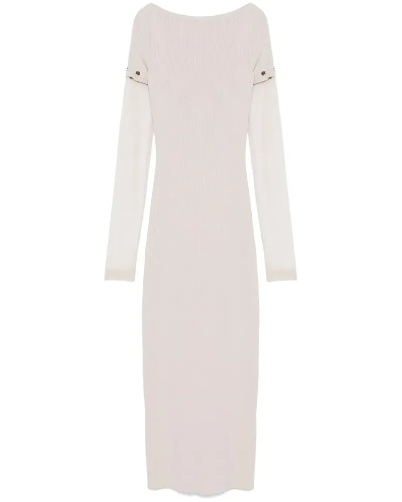 SPORTMAX Grazia Maxikleid - Grau Grau