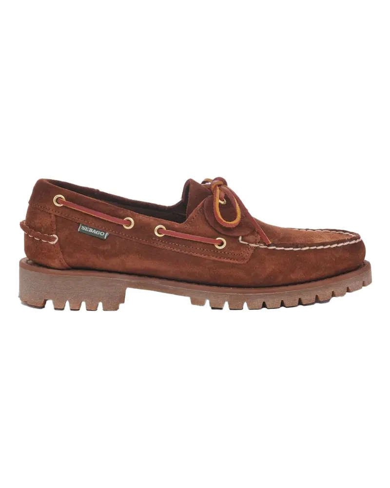 Sebago Ranger lug-sole suede boat shoes - Braun Braun
