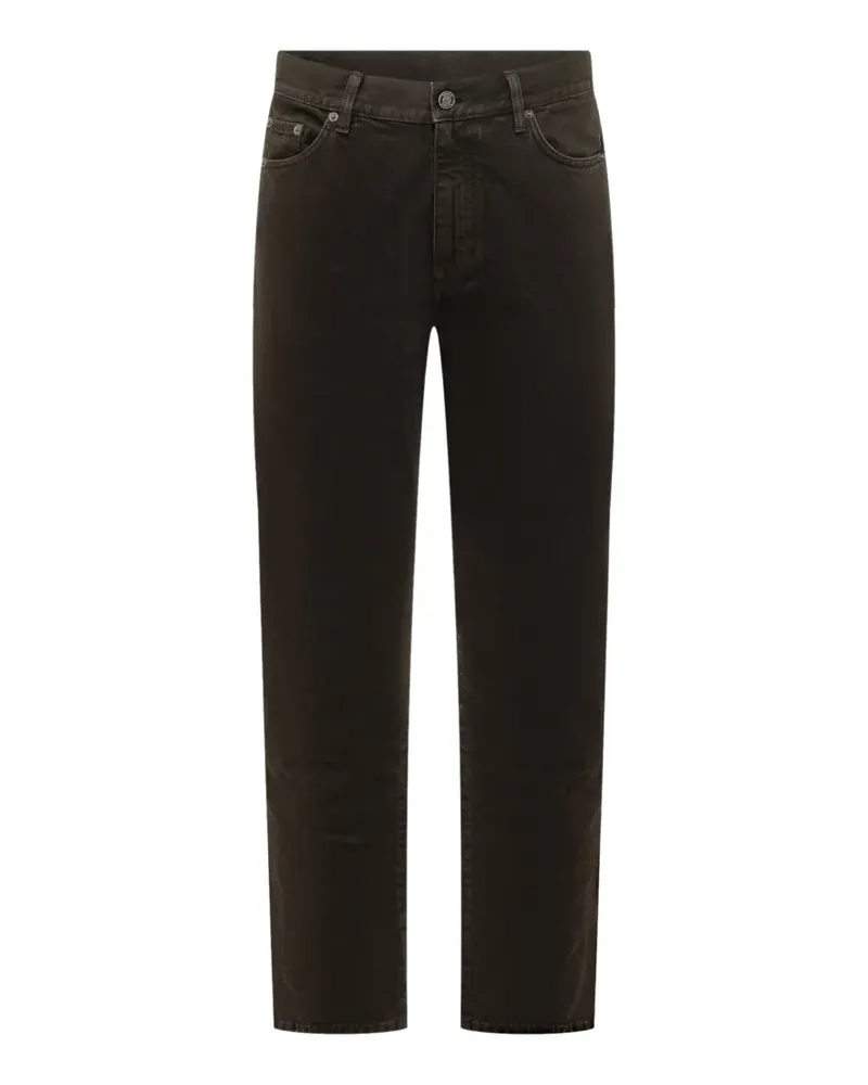 Ermenegildo Zegna stright-leg cotton jeans - Braun Braun