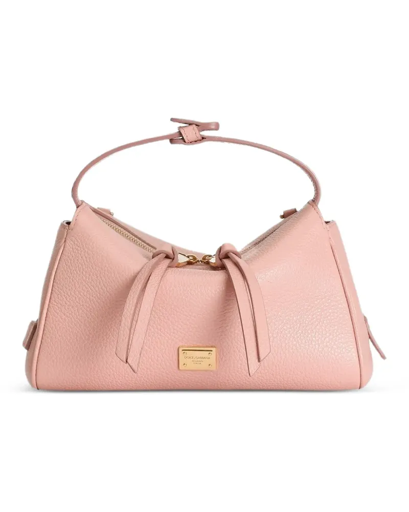 Dolce & Gabbana mini Vittoria handbag in calfskin - Rosa Rosa