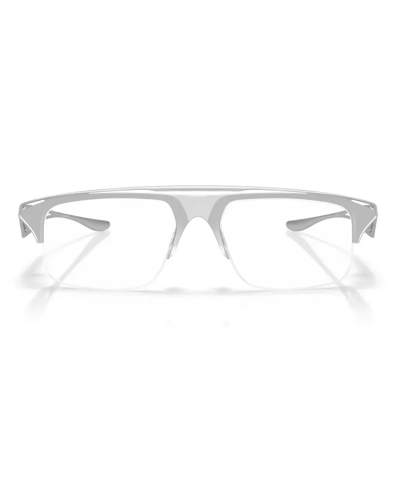 Oakley Valdosta rectangle-frame glasses - Silber Silber