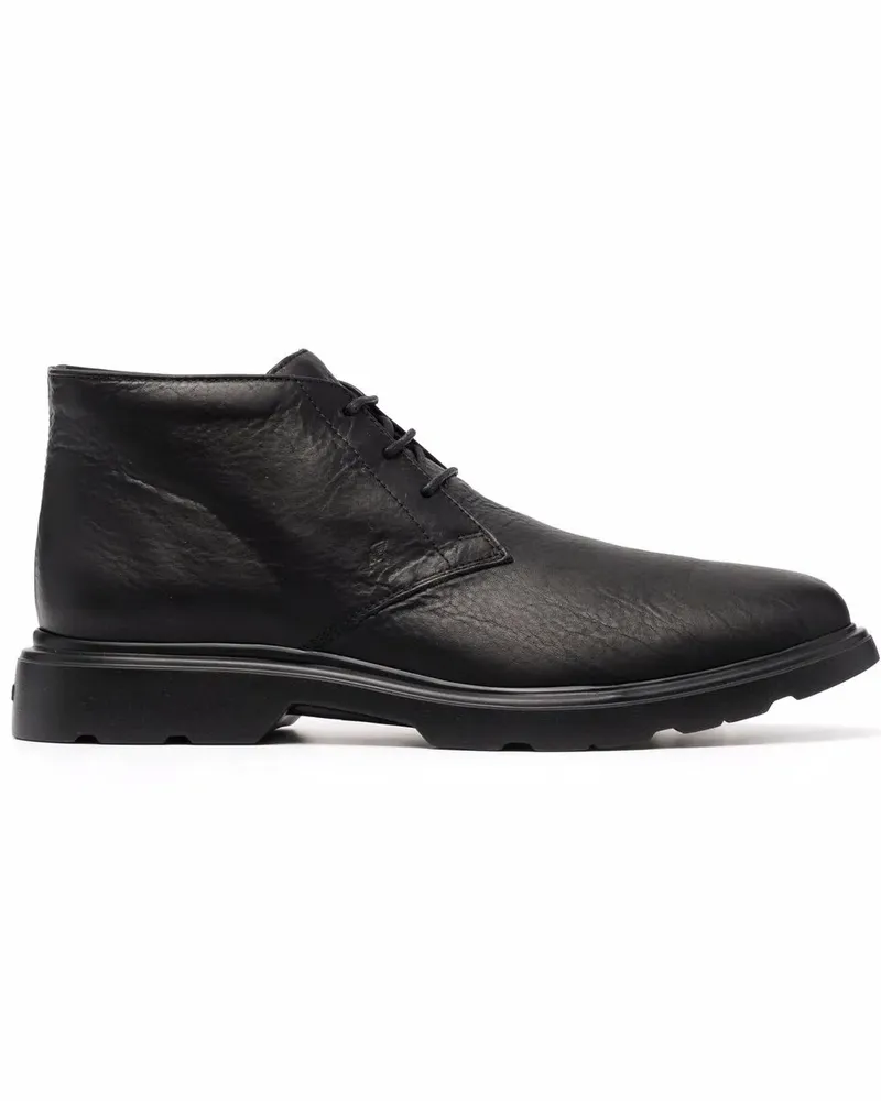 Hogan Knöchelhohe Schnürstiefel - Schwarz Schwarz