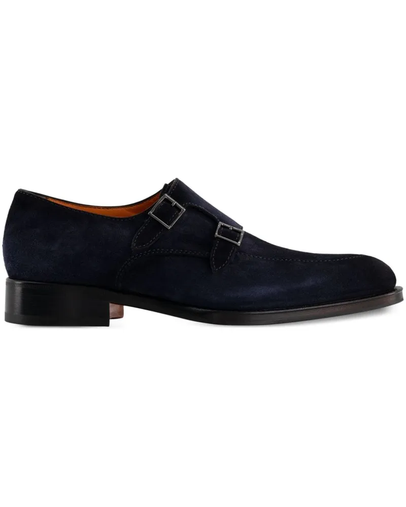 Santoni Double Monk - Blau Blau