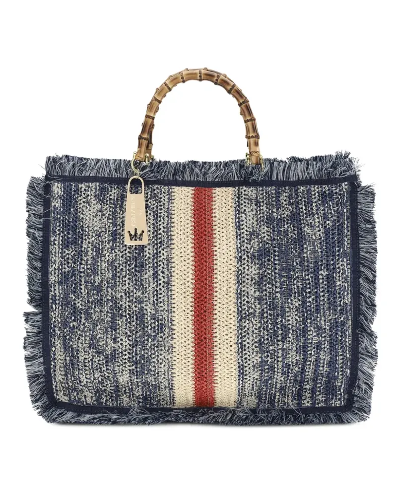 La Milanesa Ortensia tote bag - Blau Blau