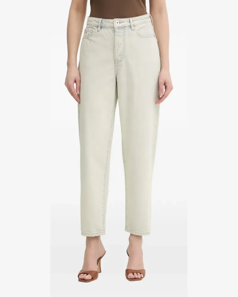 Armani Exchange logo-patch jeans - Blau Blau