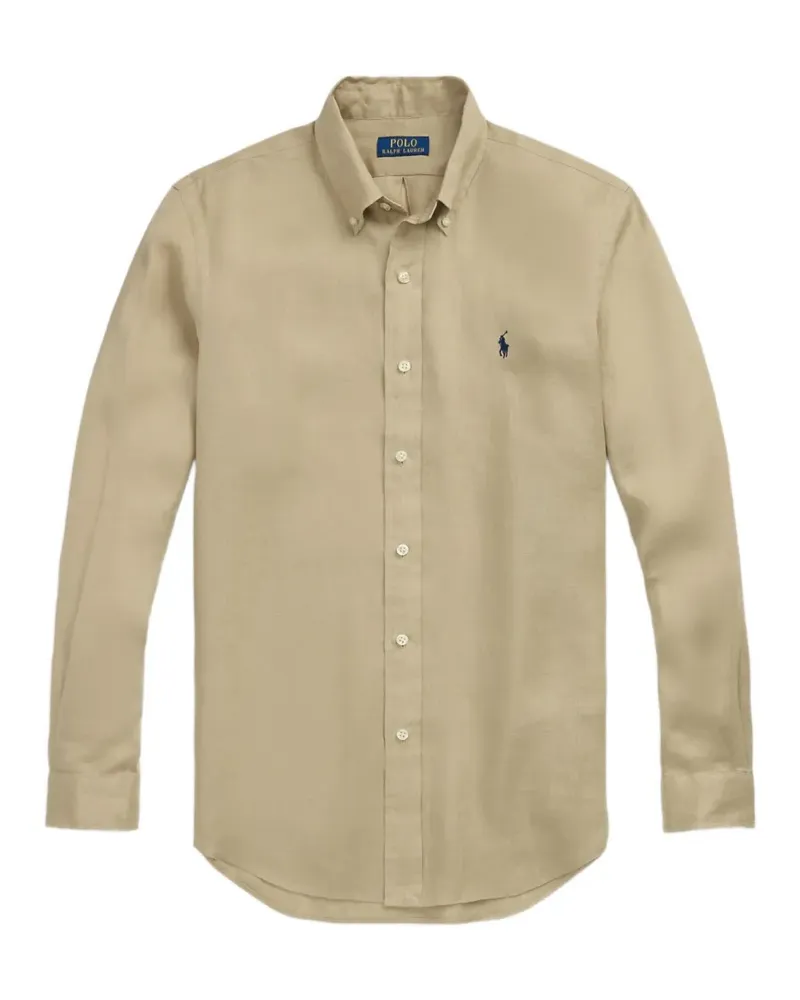 Ralph Lauren Polo Pony linen shirt - Nude Nude