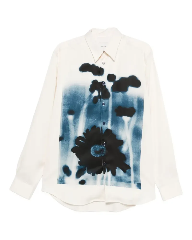 Paul Smith floral-print shirt - Weiß Weiß