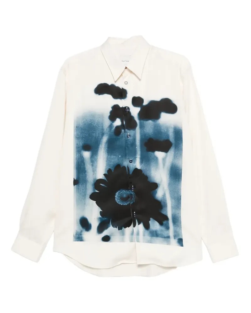 Paul Smith floral-print shirt - Weiß Weiß