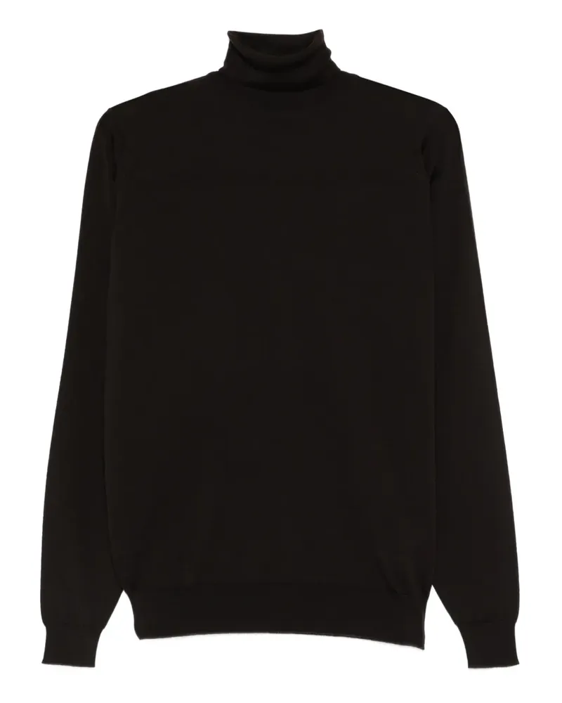 John Smedley Cherwell Rollkragenpullover - Braun Braun