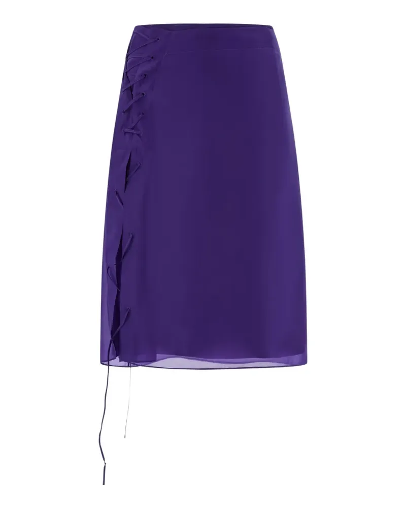 Ferragamo Rock mit Schnürung - Violett Violett