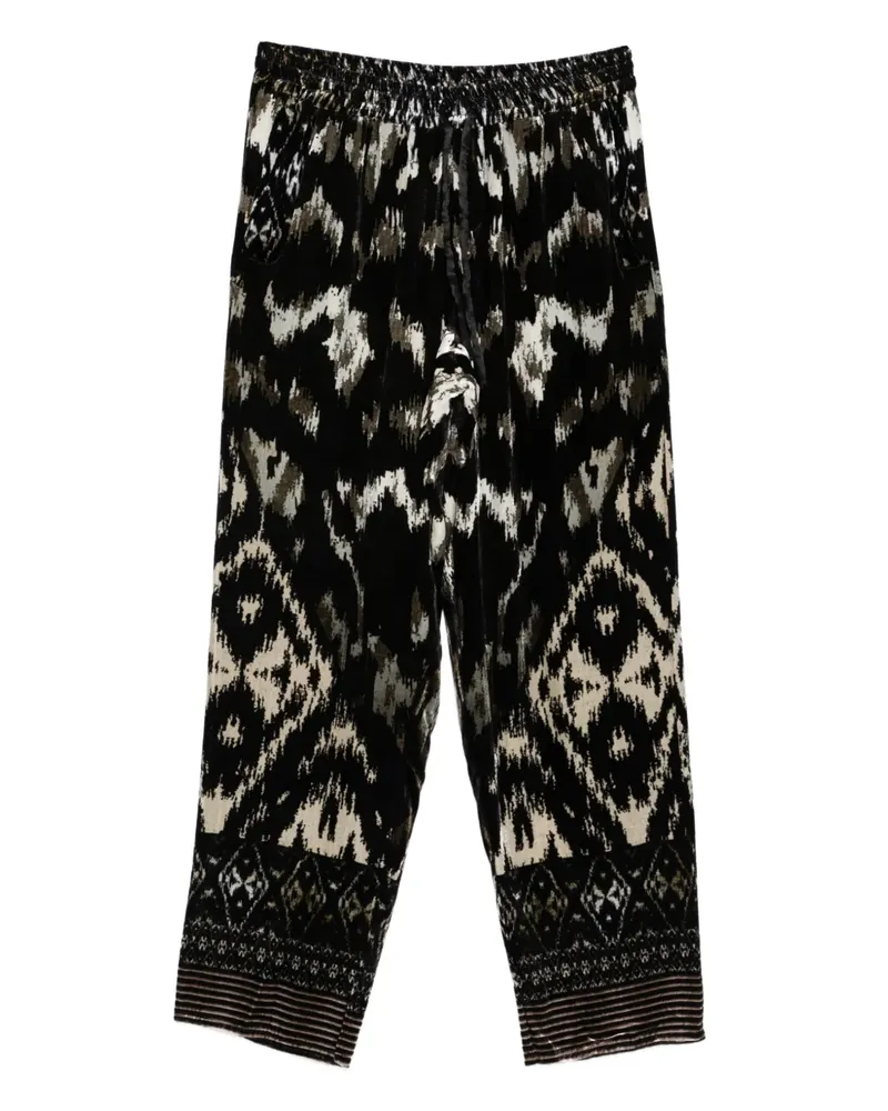 Pierre-Louis Mascia Tapered-Hose mit Stretchbund - Schwarz Schwarz