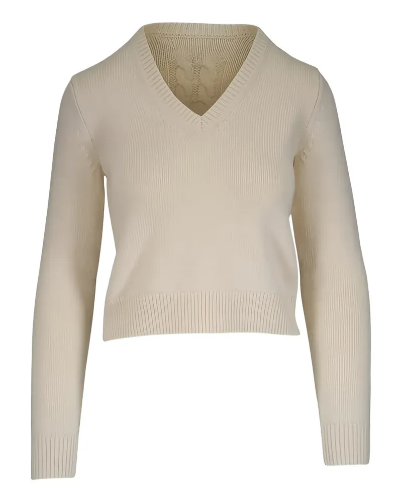 Nili Lotan Everstyn Pullover mit Zopfmuster - Nude Nude