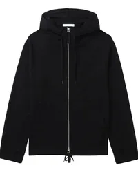 Helmut Lang Langärmeliger Hoodie Schwarz