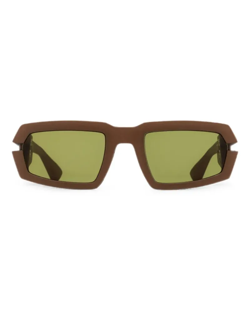 Mykita Incheon Sonnenbrille mit eckigem Gestell - Braun Braun