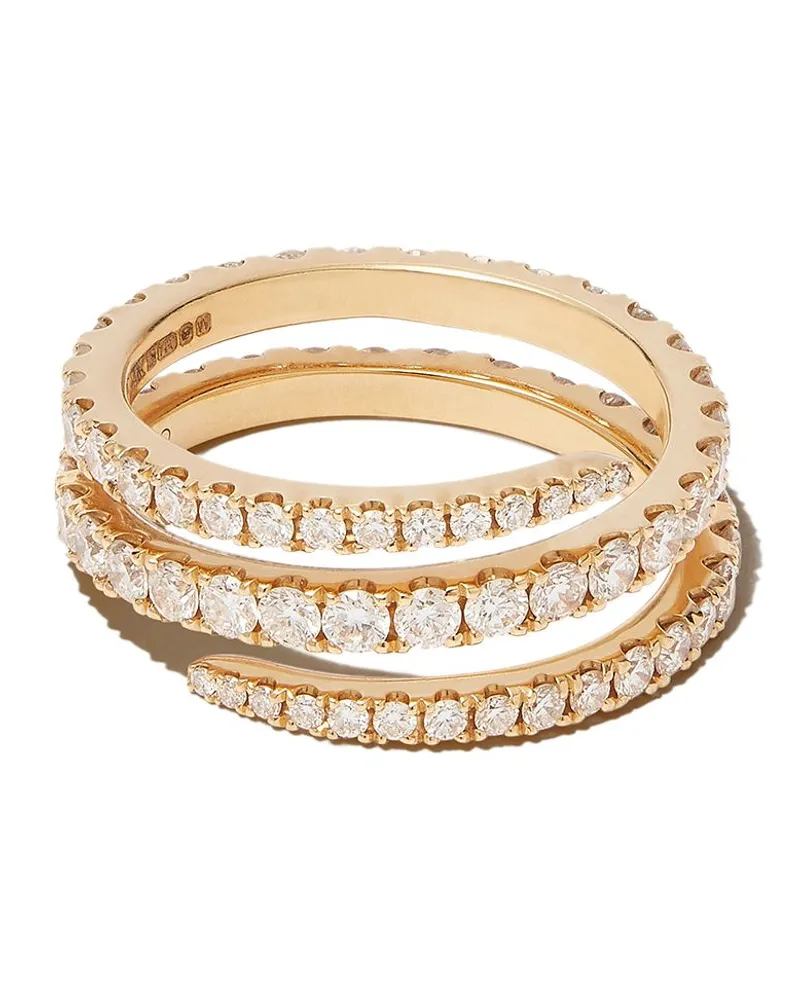 ANITA KO 18kt Gelbgoldring mit Diamanten Gold