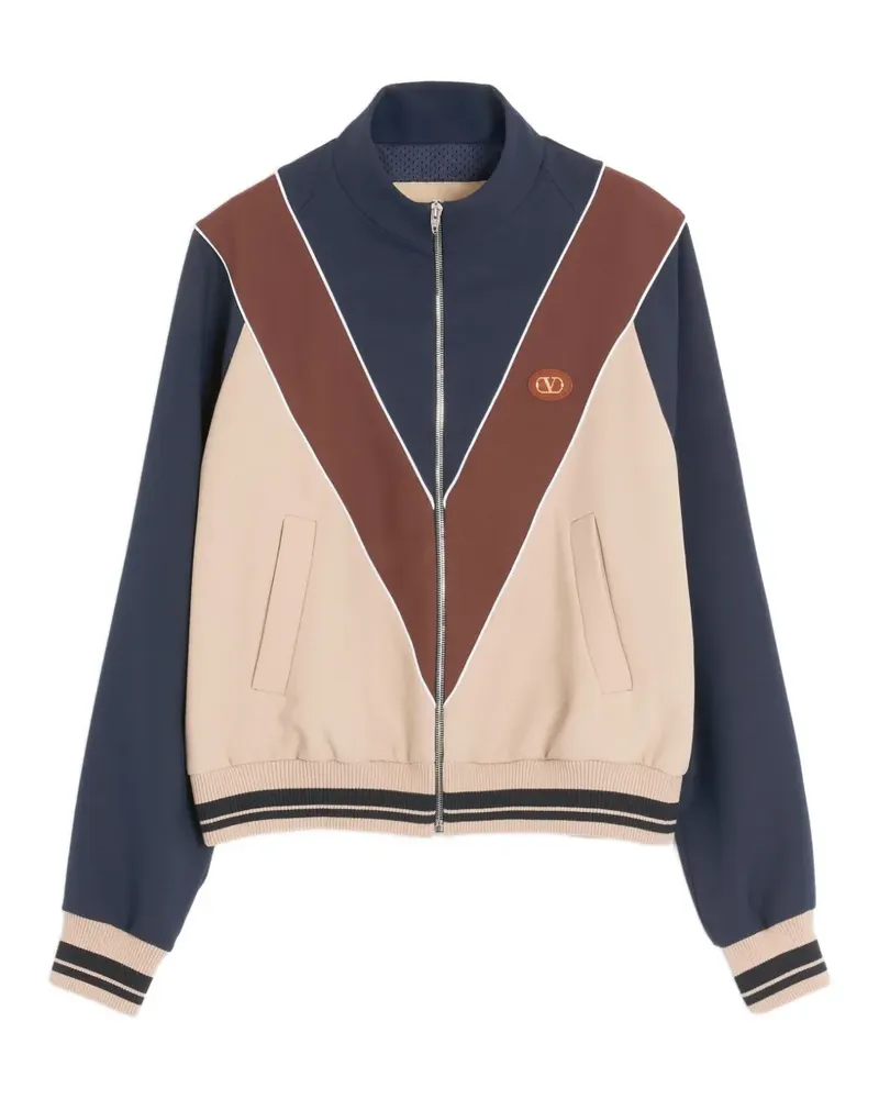 Valentino Garavani Sweatshirt mit Logo-Patch - Nude Nude