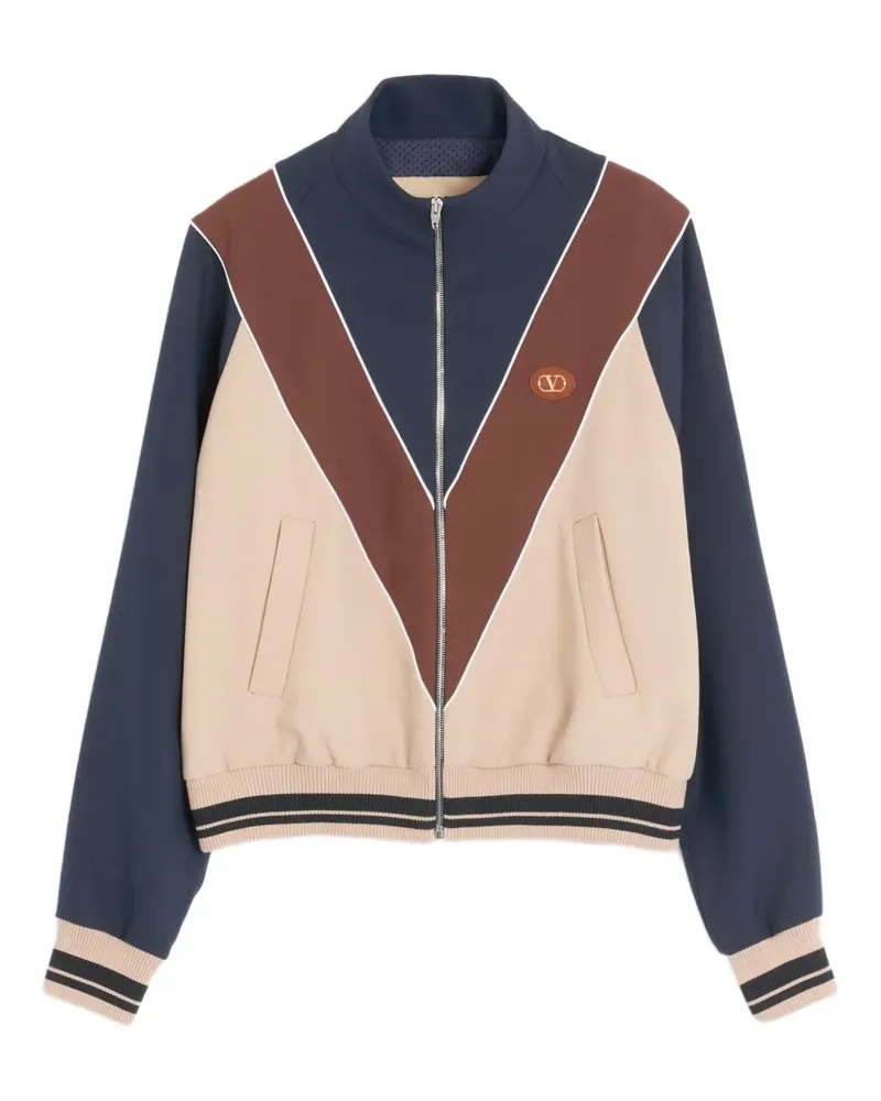 Valentino Garavani Sweatshirt mit Logo-Patch - Nude Nude