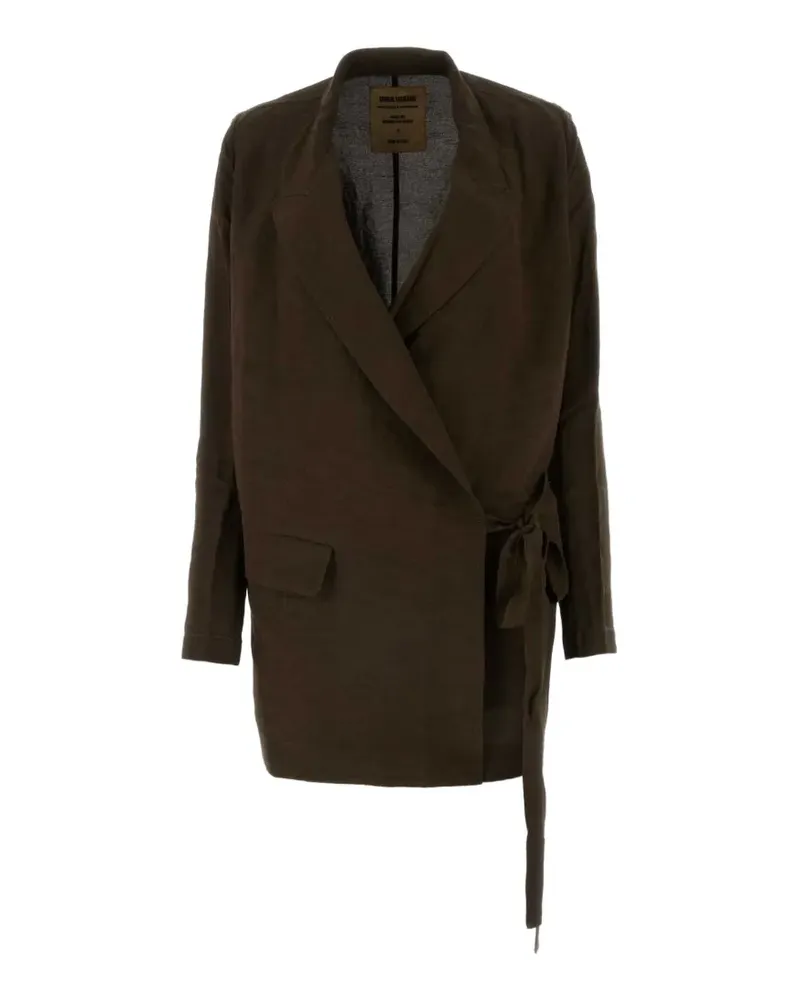 Uma Wang Khloe wrap-around blazer - Braun Braun