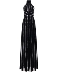 Tom Ford open-back halterneck maxi dress Schwarz