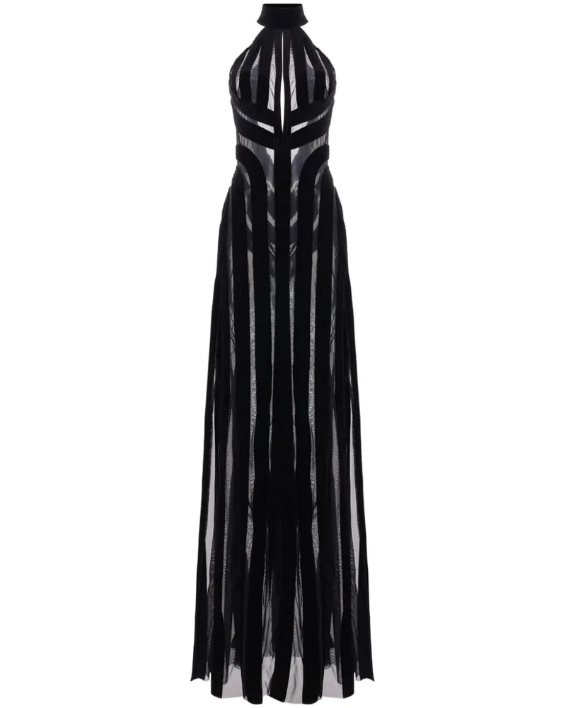 Tom Ford Neckholder-Maxikleid - Schwarz Schwarz