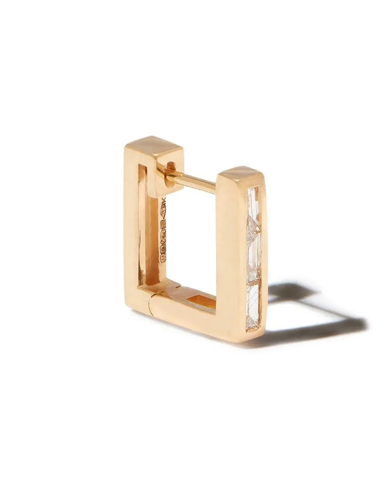 Lizzie Mandler Eckige 18kt Gelbgoldohrringe Gold
