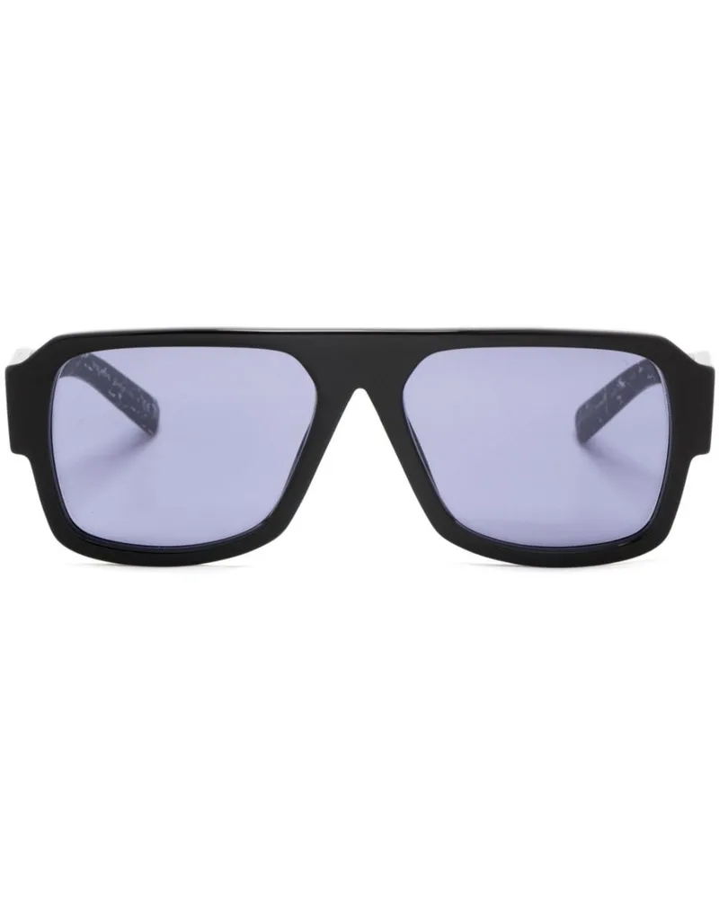 Prada Getönte Pilotenbrille - Schwarz Schwarz